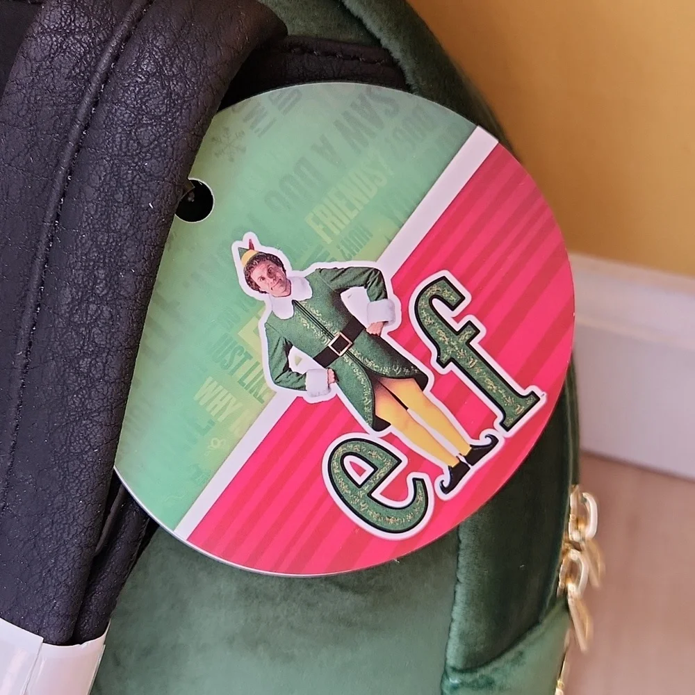 Loungefly Buddy the Elf Christmas Mini Backpack NWT - Picture 3 of 11